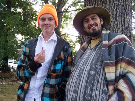 Harold with his short purple crayon and Sancho Panza