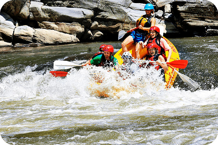 Rainbow Staff on the Nolichucky River