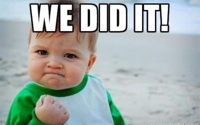 We DID It!