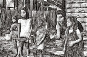 teacher and students