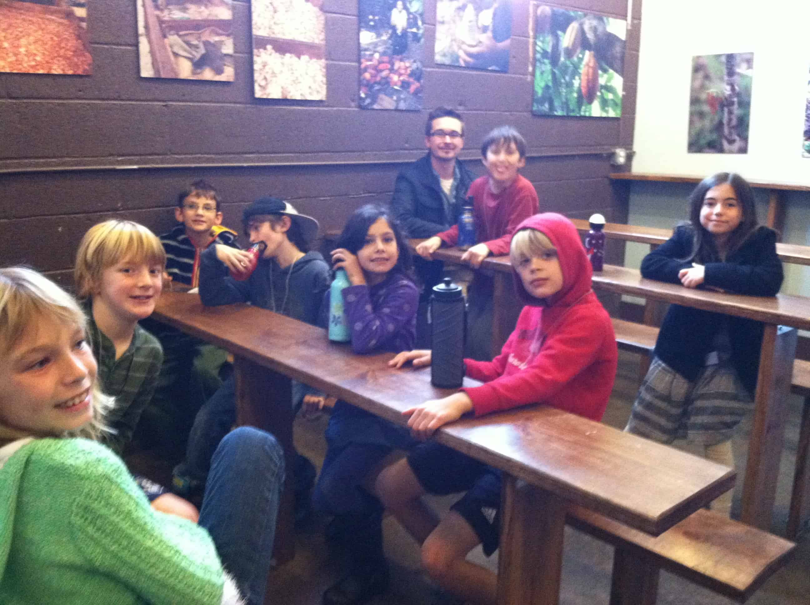 Third Grade – Legend of Chocolate and the French Broad Chocolate Lounge