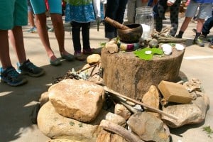 Out ceremony to celebrate Earth day!