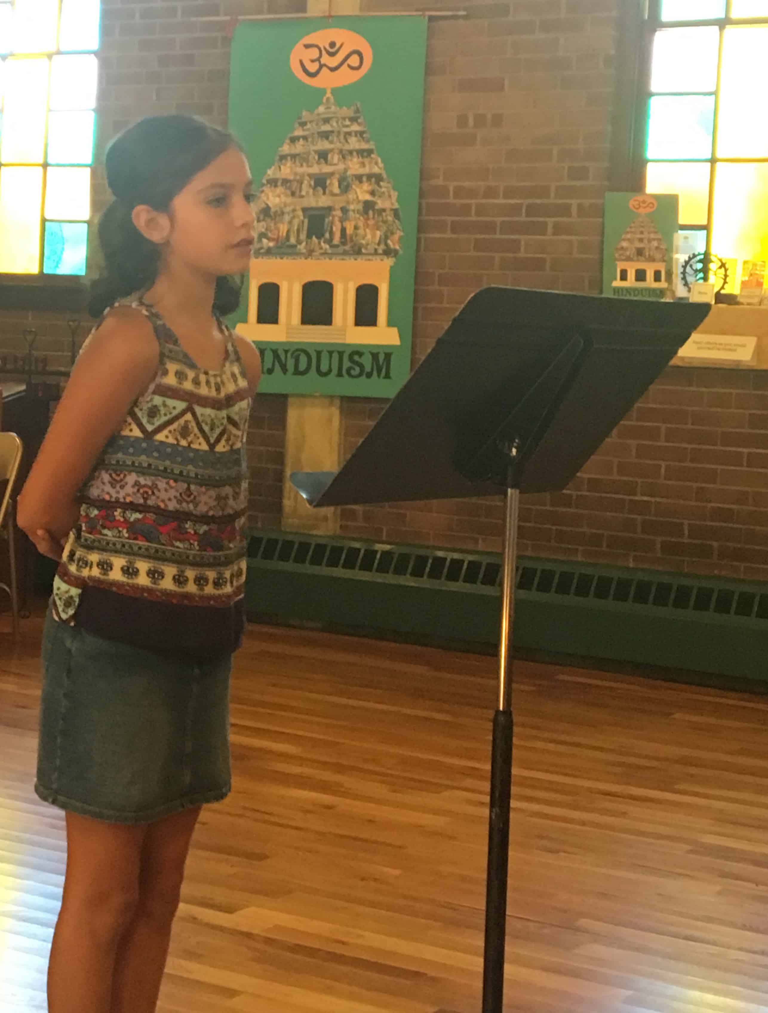 5th Grader Kafira Adams Wins WNC4Peace Poetry Award