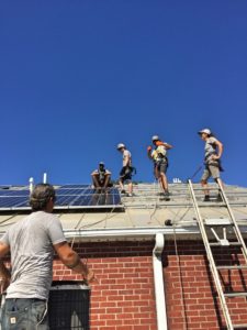 installing solar panels