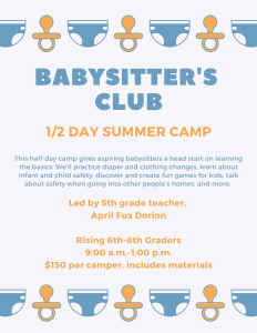 babysitter's club summer camp
