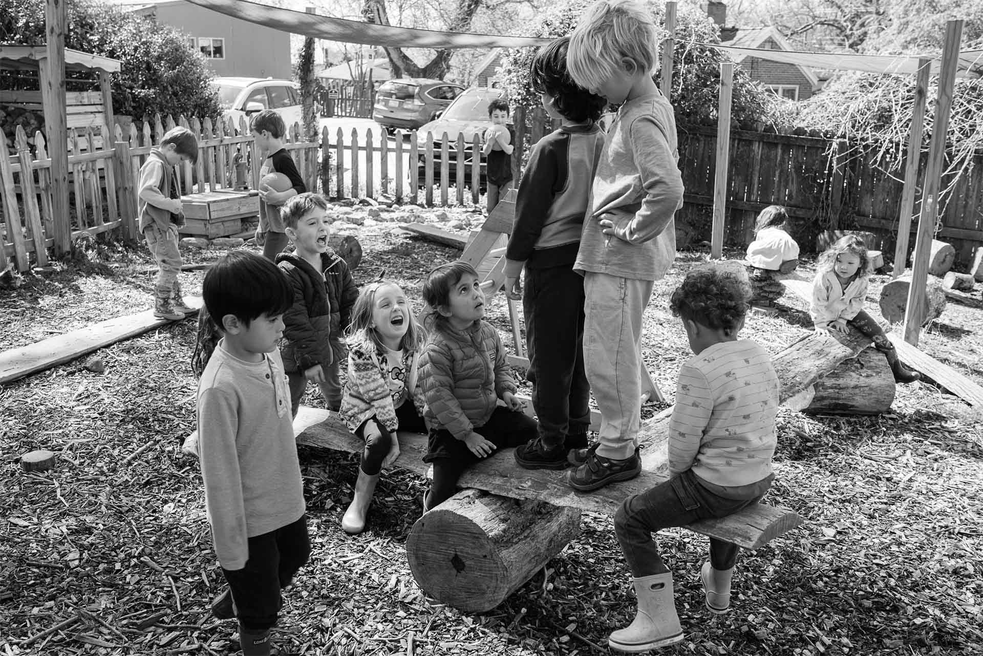 emotional domain - preK kids interacting with each other